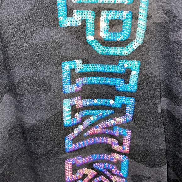 RARE VS PINK BLING CAMO SWEATSUIT SIZE M - Picture 7 of 10